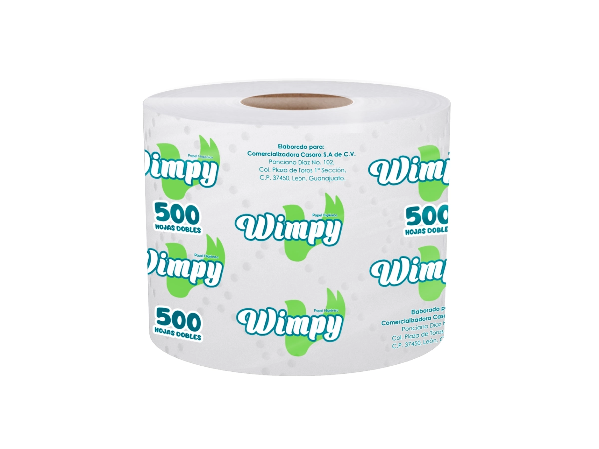Papel higiénico Wimpy 500 
