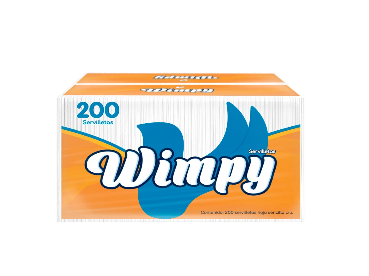 Servilleta Wimpy 200 piezas
