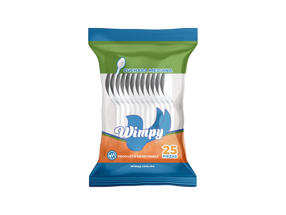 Cucharas medianas 25 piezas